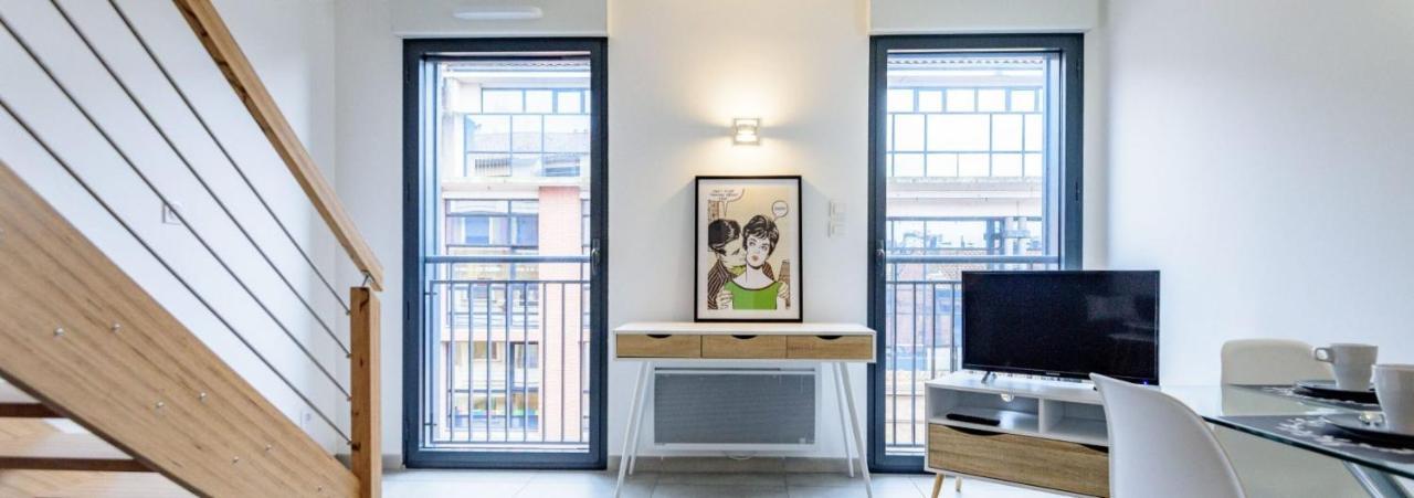 302 - Appartement Duplex Moderne - Jeanne D'Arc, Toulouse Bagian luar foto