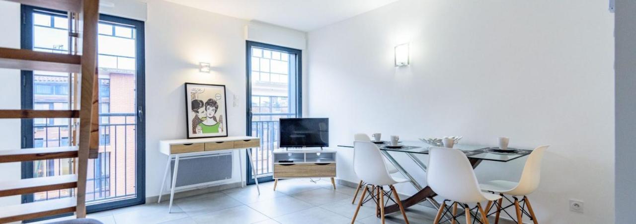 302 - Appartement Duplex Moderne - Jeanne D'Arc, Toulouse Bagian luar foto